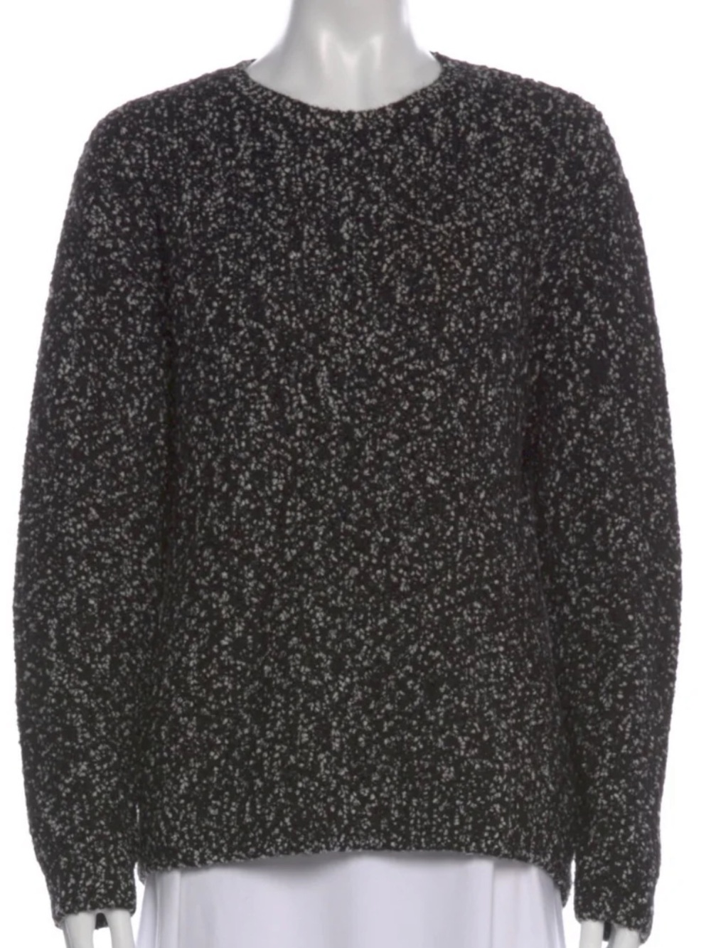 Sandro Patterned Crew Neck Sweater size M